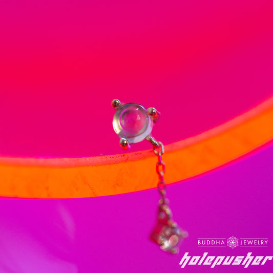 BUDDHA Bianca - Moonstone + White Saphire